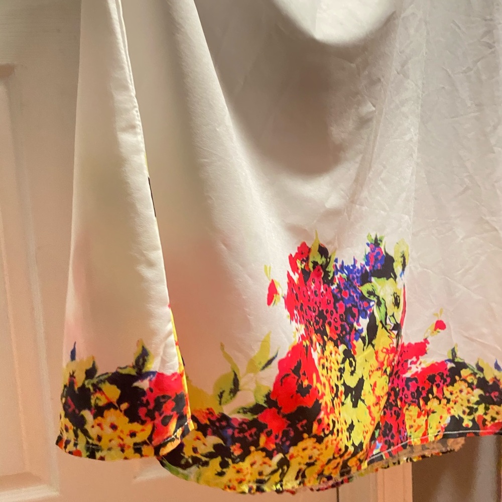 Beautiful White Floral Maxi Dress